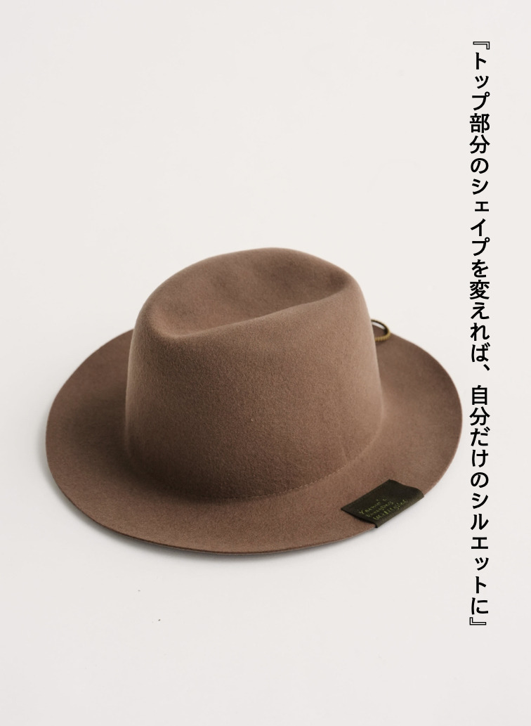 クラッシャーハット / YARMO HAT 詳細画像 Brown 5