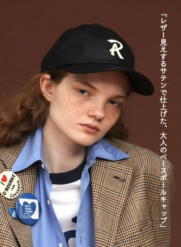 サテンベースボールキャップ｜CLUÉL Have a Good Buy!｜ファッション