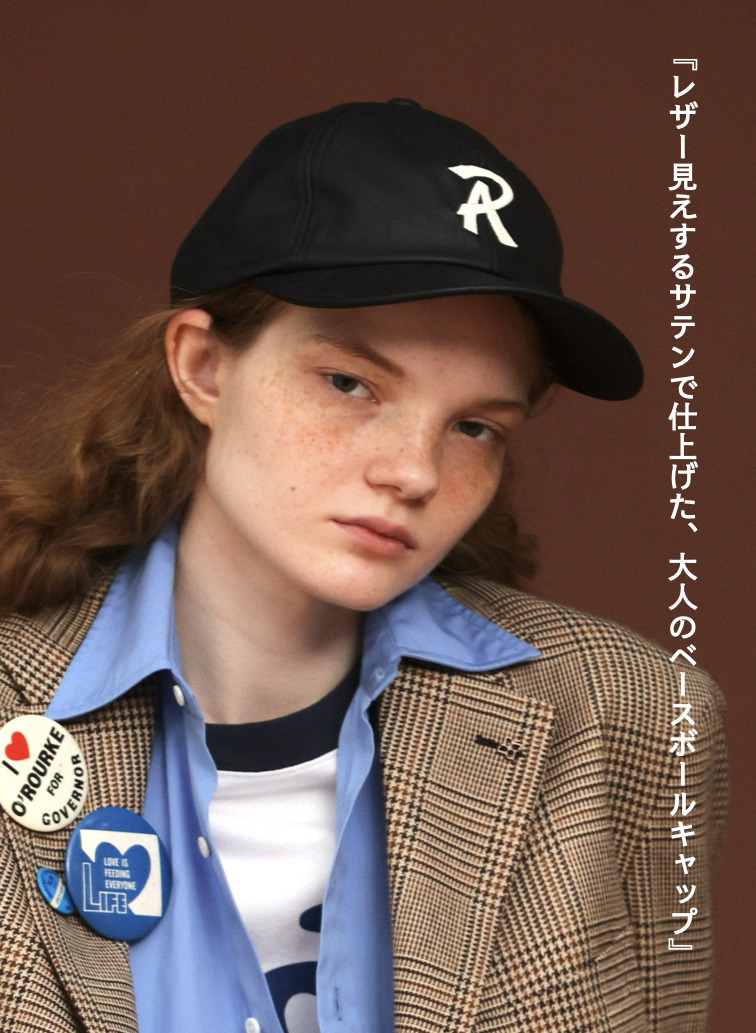 サテンベースボールキャップ｜CLUÉL Have a Good Buy!｜ファッション