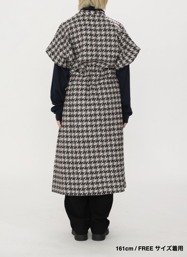 スリーブレスドルマンコート / Sleeveless Dolman Gown Coat 詳細画像 Multi 13