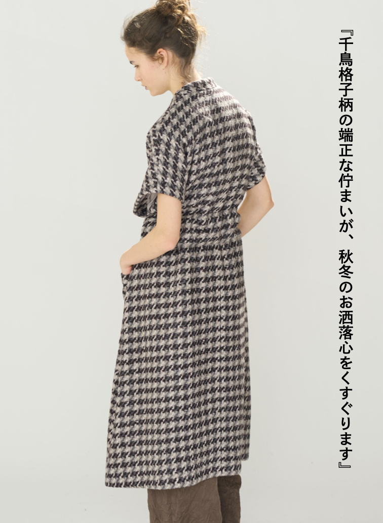 スリーブレスドルマンコート / Sleeveless Dolman Gown Coat 詳細画像 Multi 3