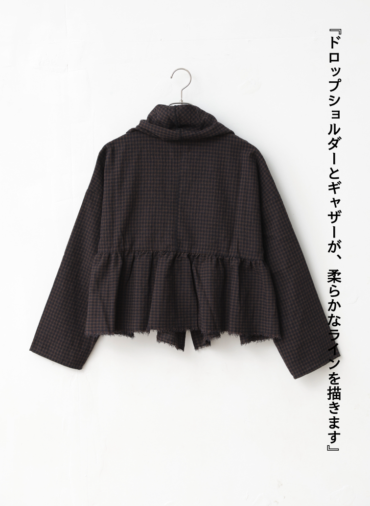 ギャザーカーディ / Gathered Cardy 詳細画像 Brown 5