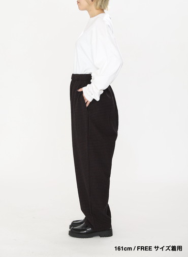 ウールテーパードパンツ / Washed Wool Tapared PT 詳細画像 Brown 10