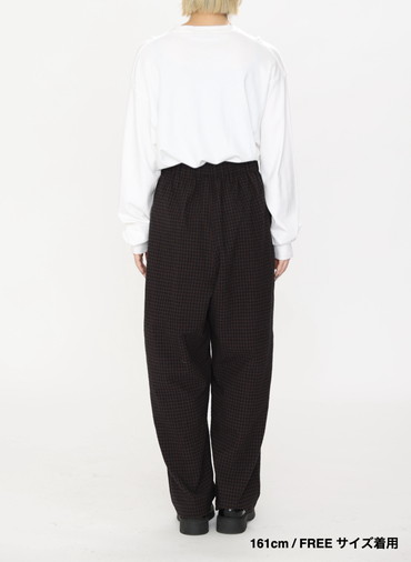 ウールテーパードパンツ / Washed Wool Tapared PT 詳細画像 Brown 11