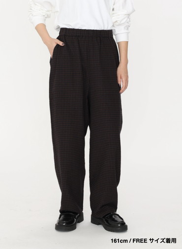 ウールテーパードパンツ / Washed Wool Tapared PT 詳細画像 Brown 12