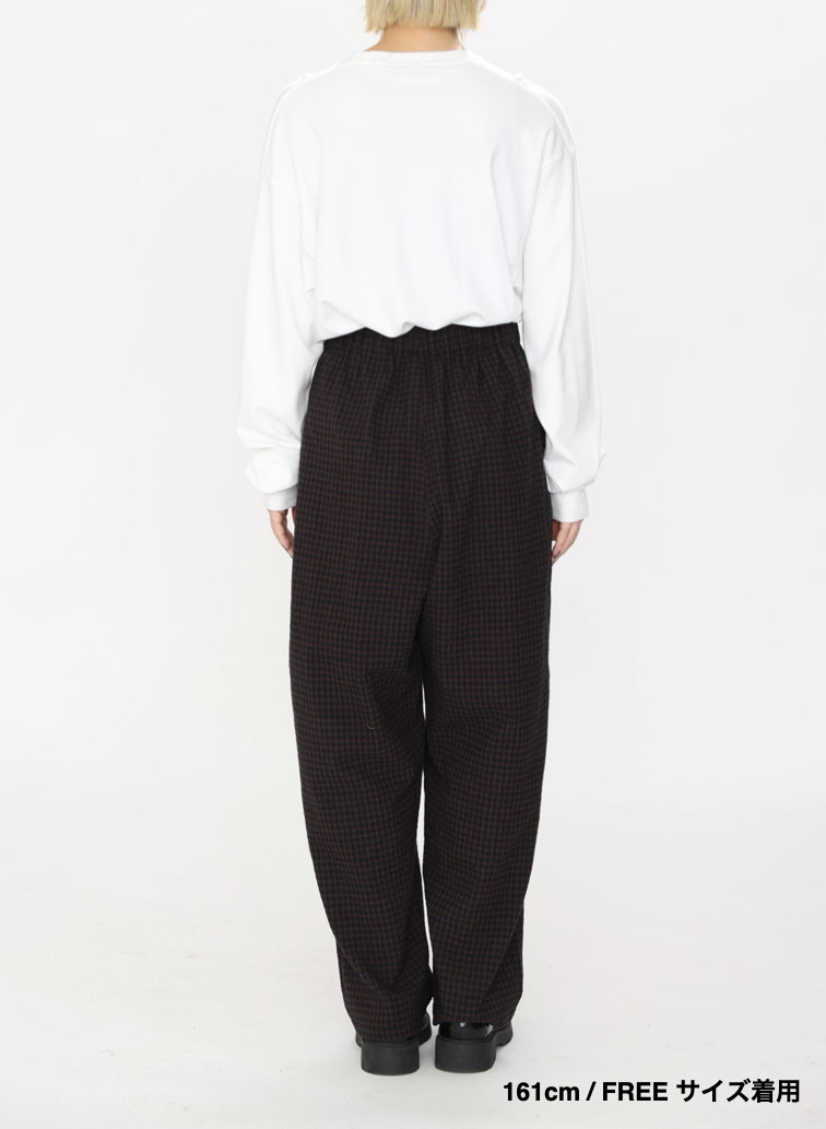 ウールテーパードパンツ / Washed Wool Tapared PT 詳細画像 Brown 11