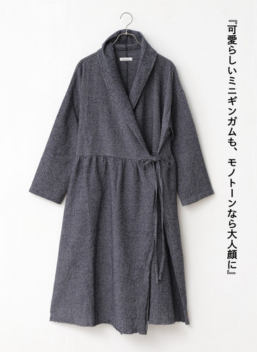 カシュクールドレス / Cashecoeur Dress 詳細画像 Gray 1