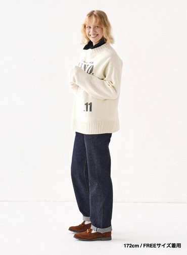 【CAPSULE COLLECTION】プリントニット 詳細画像 Off White 4