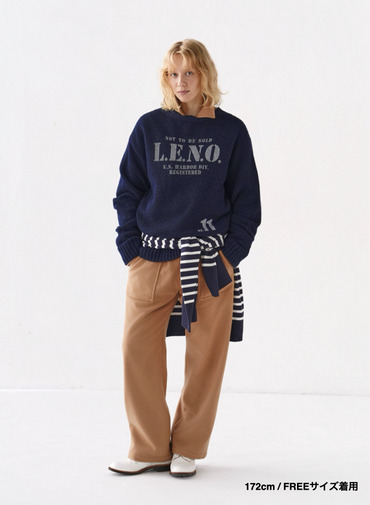 【CAPSULE COLLECTION】プリントニット 詳細画像 Off White 5