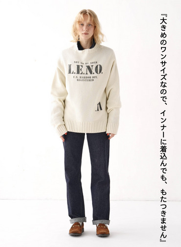 【CAPSULE COLLECTION】プリントニット 詳細画像 Off White 2