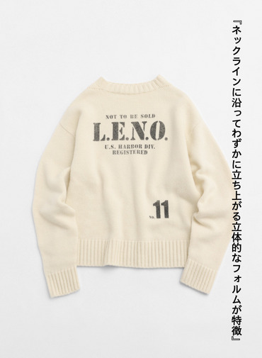 【CAPSULE COLLECTION】プリントニット 詳細画像 Off White 6