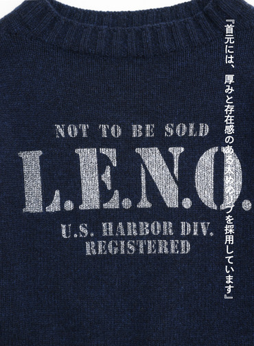 【CAPSULE COLLECTION】プリントニット 詳細画像 Navy 7