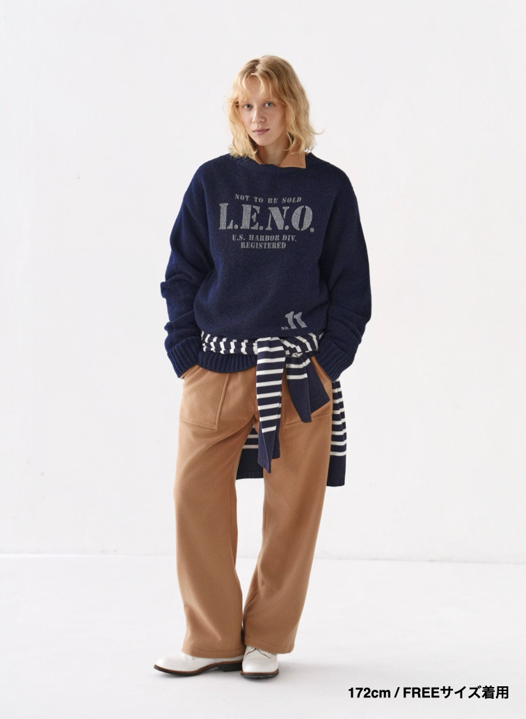 【CAPSULE COLLECTION】プリントニット 詳細画像 Off White 5