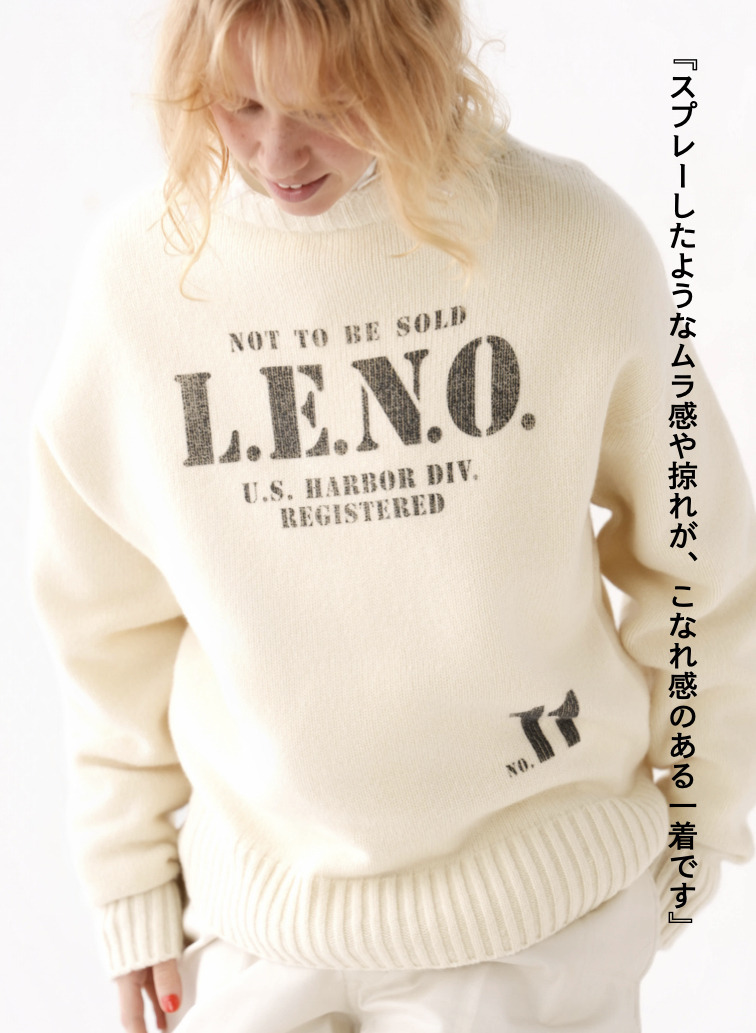 【CAPSULE COLLECTION】プリントニット 詳細画像 Off White 3