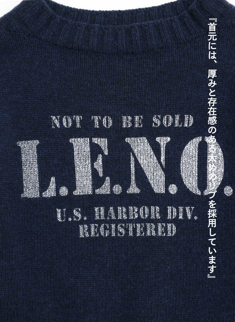 【CAPSULE COLLECTION】プリントニット 詳細画像 Navy 7