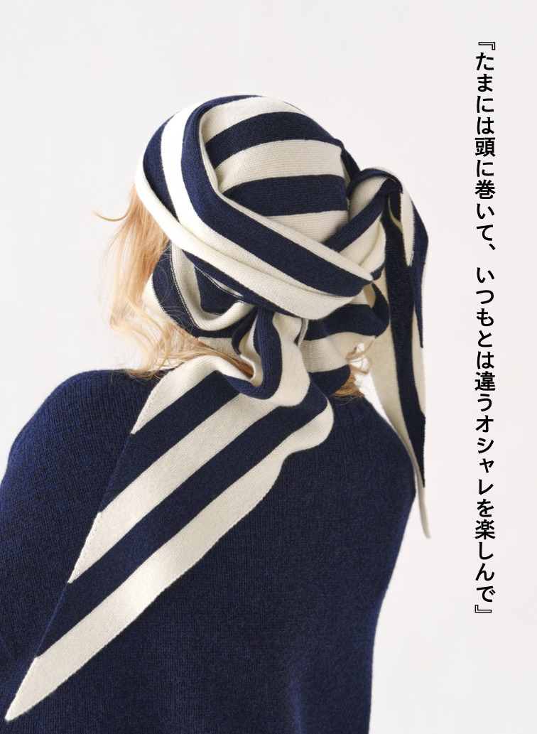 【CAPSULE COLLECTION】トライアングルストール / EXTRA FINE LAMB STOLE 詳細画像 Multi 4