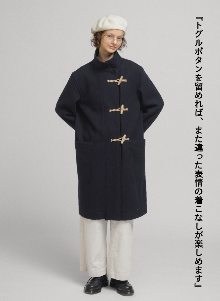 【CAPSULE COLLECTION】ダッフルコート 詳細画像 Dark Navy 8