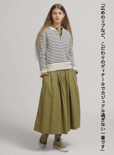 【CAPSULE COLLECTION】ボーダーニット 詳細画像 Ecru 9