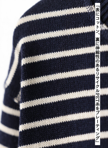 【CAPSULE COLLECTION】ボーダーニット 詳細画像 Navy 4
