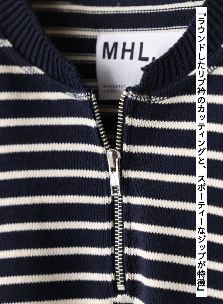 【CAPSULE COLLECTION】ボーダーニット 詳細画像 Navy 3
