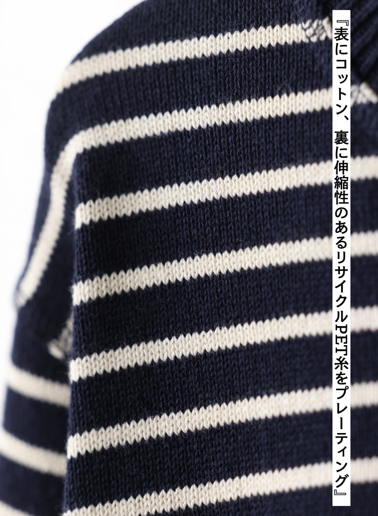 【CAPSULE COLLECTION】ボーダーニット 詳細画像 Navy 4