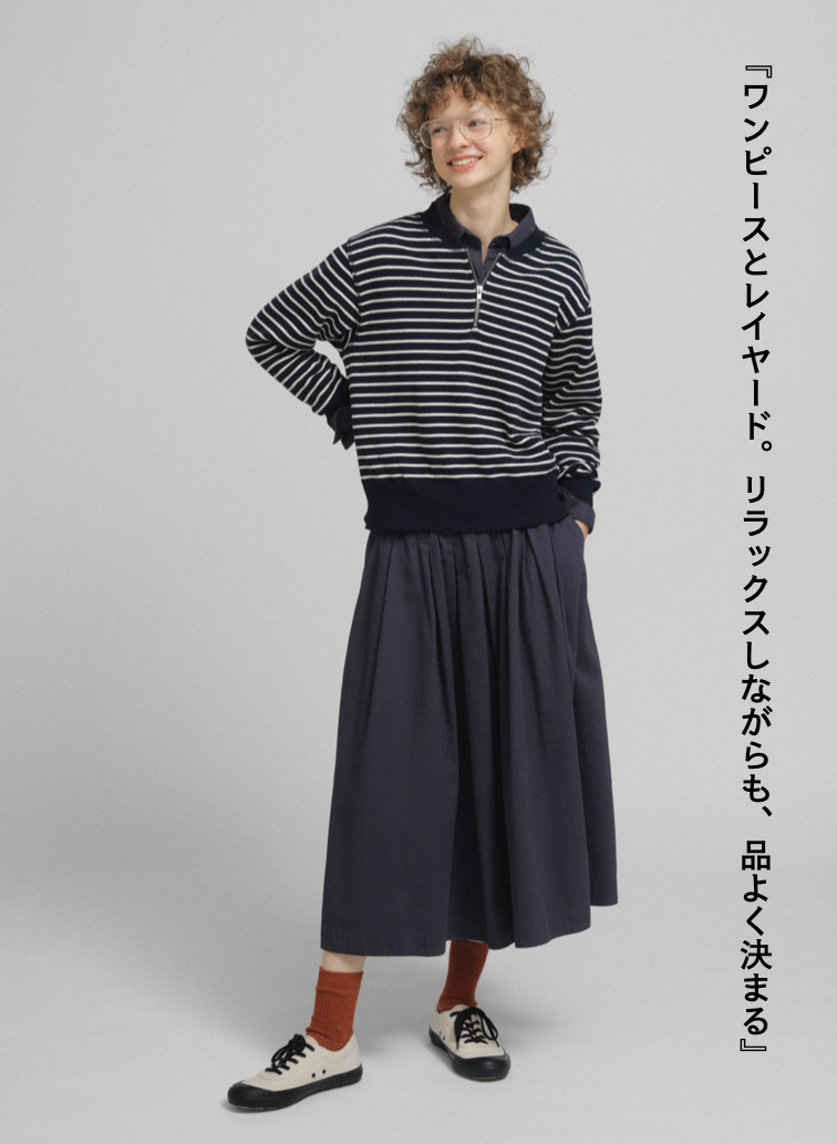 【CAPSULE COLLECTION】ボーダーニット 詳細画像 Navy 8