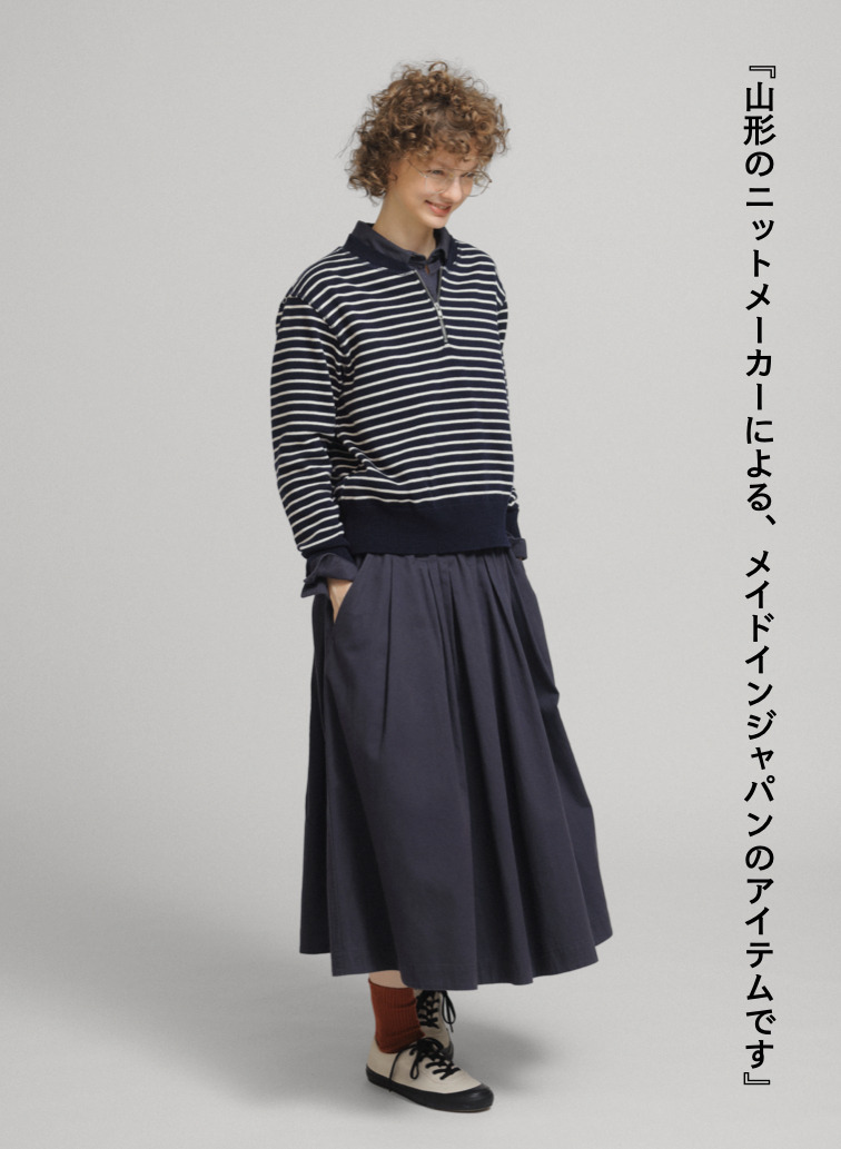 【CAPSULE COLLECTION】ボーダーニット 詳細画像 Navy 9