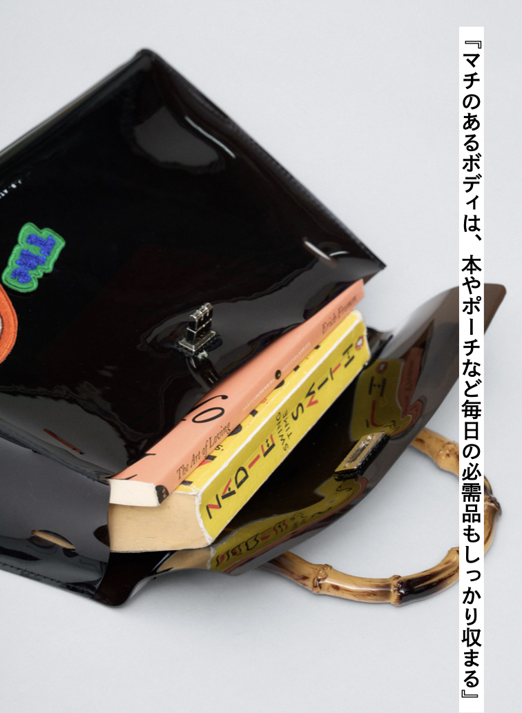 &ldquo;C&rdquo;バッグ/LE ROCHER BAG W/B-HANDOLE 詳細画像 Black 7