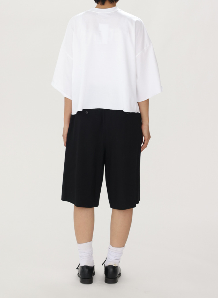 SACRA リネンウールハーフパンツ 詳細画像 Black 13