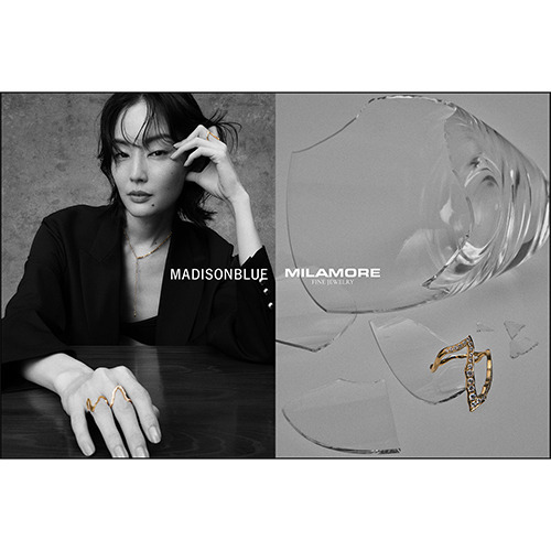 《マディソンブルー》と《ミラモア》のコラボレーションジュエリーが登場。